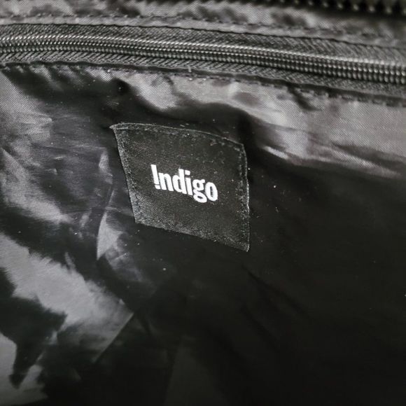 Indigo work to weekend duffle / tote bag, nylon, Mauve pink - Picture 7 of 9